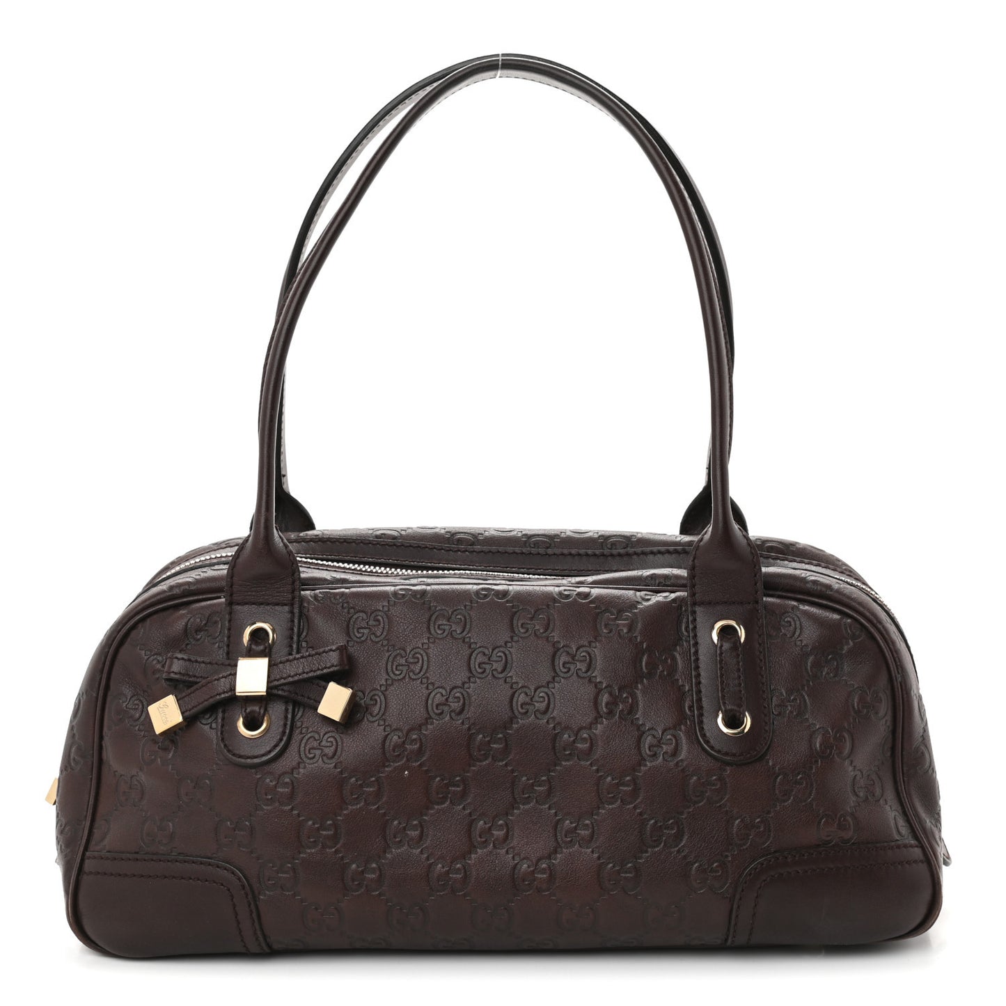 Guccissima Small Princy Satchel Brown