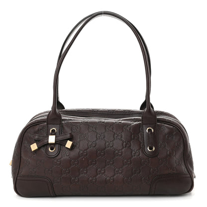 Gucci Guccissima Small Princy Satchel Brown 1 of 8