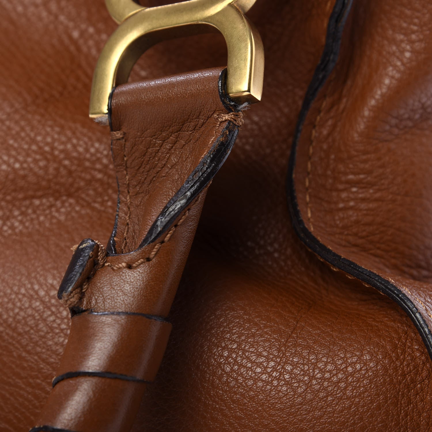 Chloe Calfskin Medium Marcie Satchel Tan 14 of 18