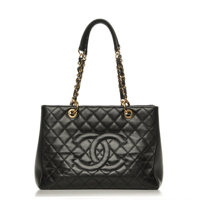 Chanel Caviar Grand Shopping Tote GST Black 1 of 7