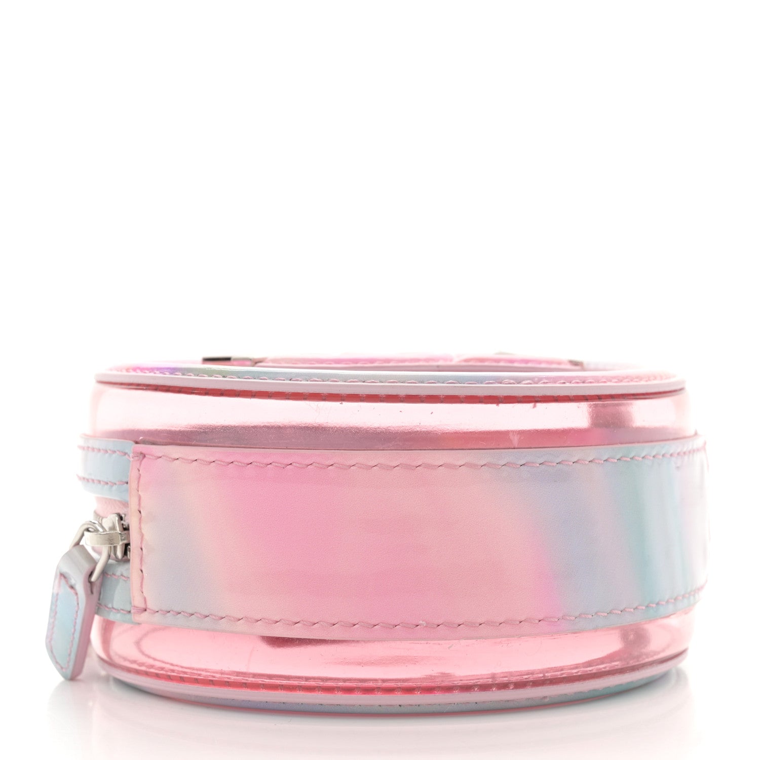 Chanel PVC Lambskin Filigree Round Clutch With Chain Pink 4 of 11