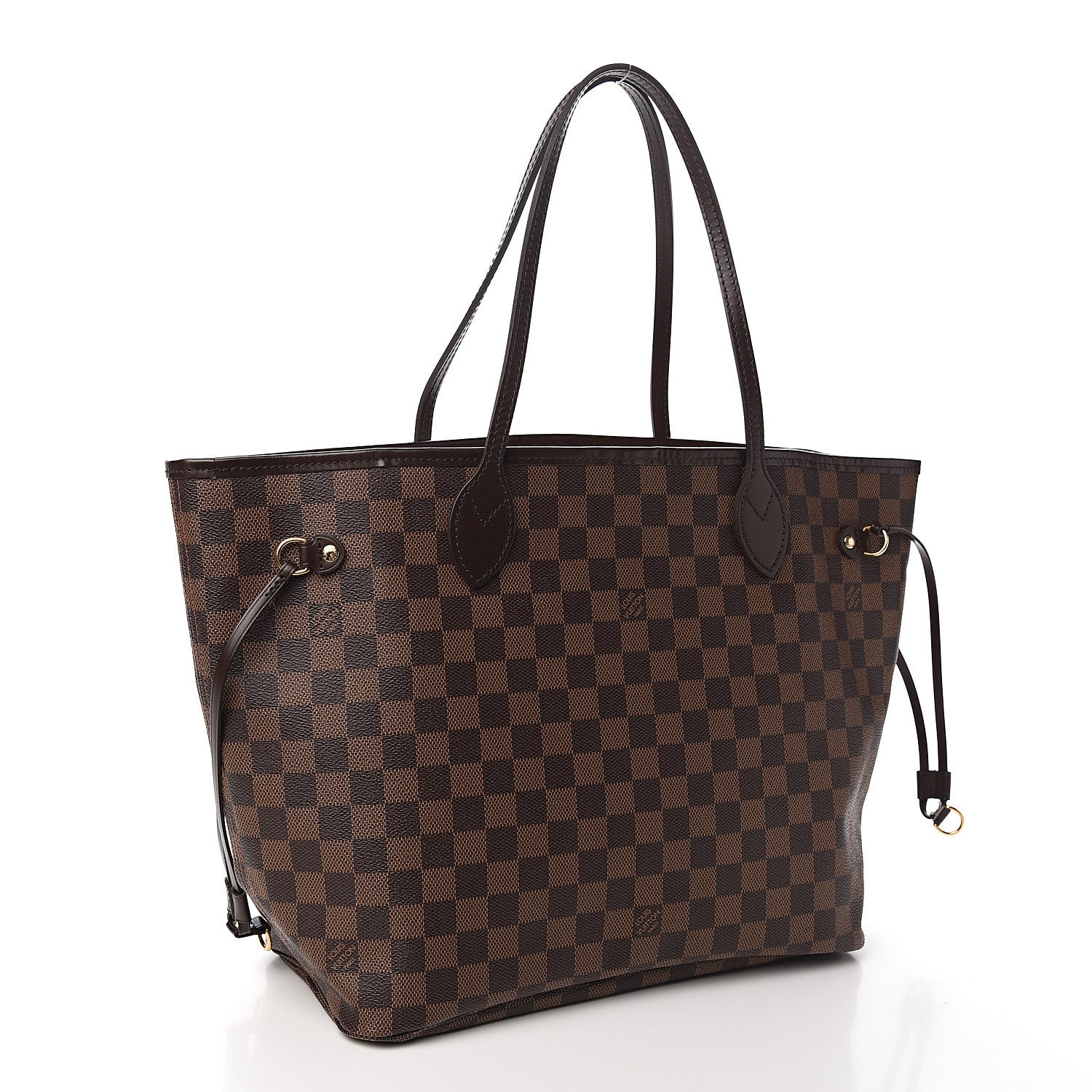 Louis Vuitton Damier Ebene Neo Neverfull MM Rose Ballerine 3 of 10