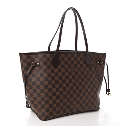Louis Vuitton Damier Ebene Neo Neverfull MM Rose Ballerine 3 of 10