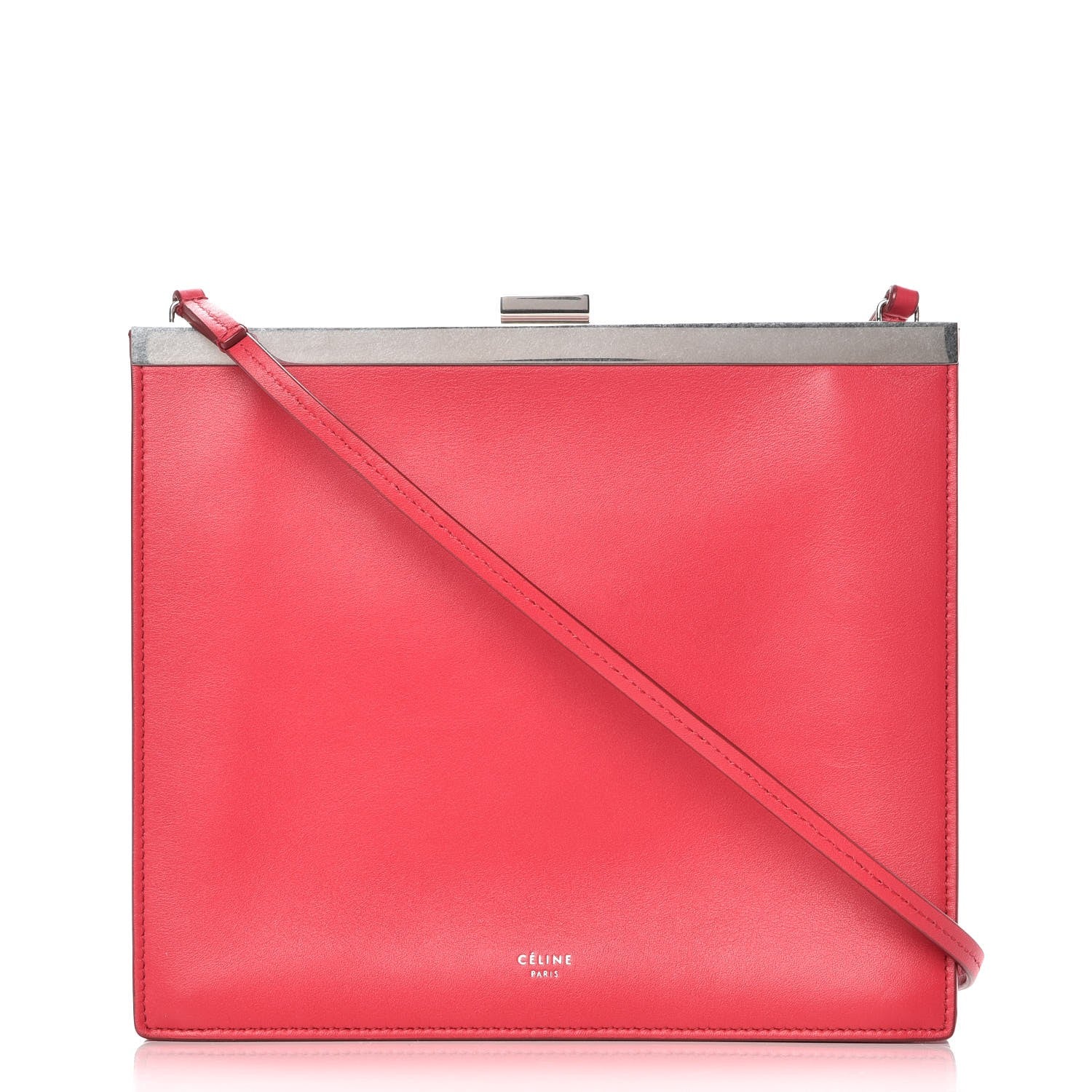 Celine Smooth Calfskin Mini Clasp Bag Pink 1 of 8