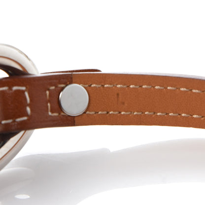 Hermes Natural Tadelakt Granville Bracelet L Fauve 6 of 7
