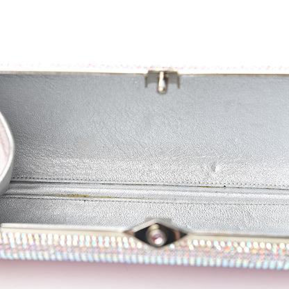 Judith Leiber Swarovski Crystal Minaudière Clutch Pink 10 of 12
