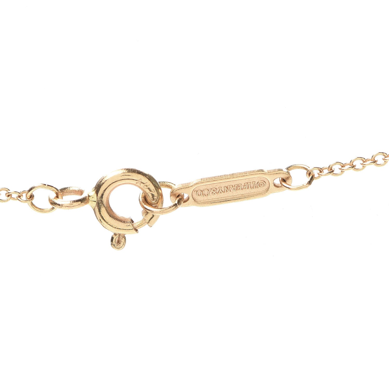 Tiffany 18K Rose Gold Diamond Save The Wild Elephant Pendant Necklace 4 of 5