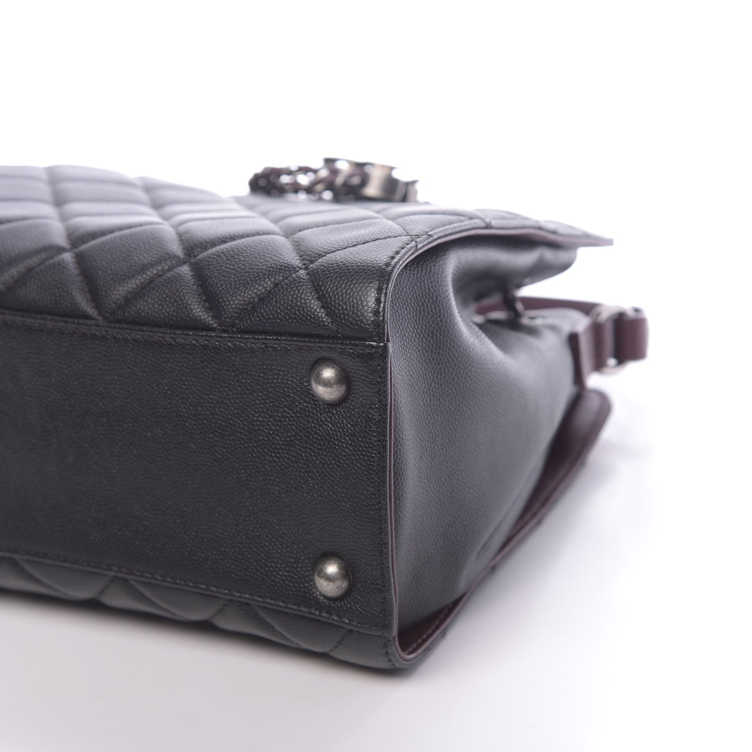 Chanel Caviar Quilted Small CC Bucket Bag Black 9 of 11
