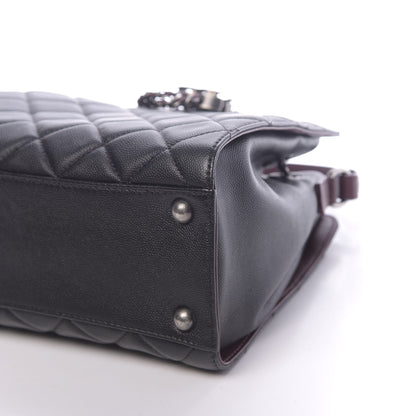 Chanel Caviar Quilted Small CC Bucket Bag Black 9 of 11