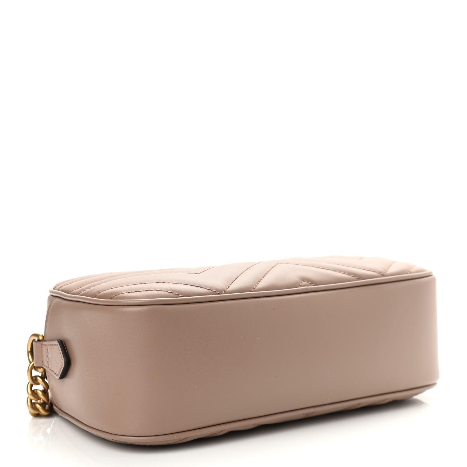 Gucci Calfskin Matelasse Small GG Marmont Chain Shoulder Bag Porcelain Rose 4 of 11