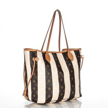 Louis Vuitton Monogram Rayures Neverfull MM 3 of 11