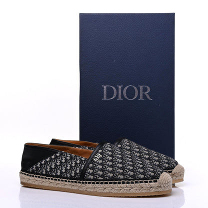 Christian Dior Oblique Mens Paradise Espadrilles 43 Beige Blue 13 of 13