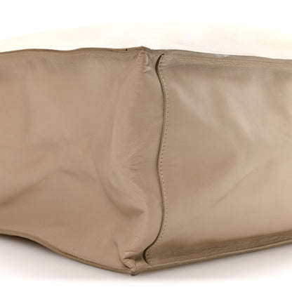Saint Laurent Vitello Large Rive Gauche Tote Sea Salt 9 of 10