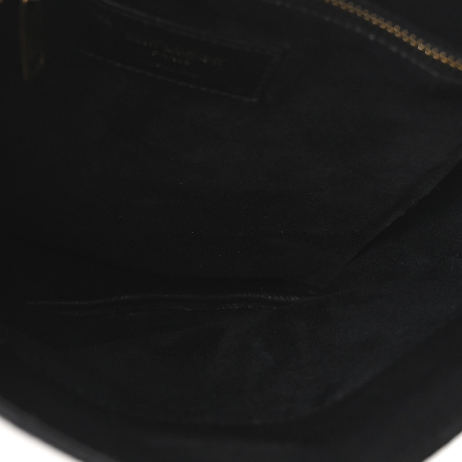 Saint Laurent Grained Calfskin Boucle Bucket Bag Black 5 of 9