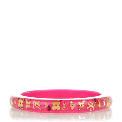 Louis Vuitton Resin Swarovski Medium Inclusion Bracelet PM Rose Pop 1 of 3