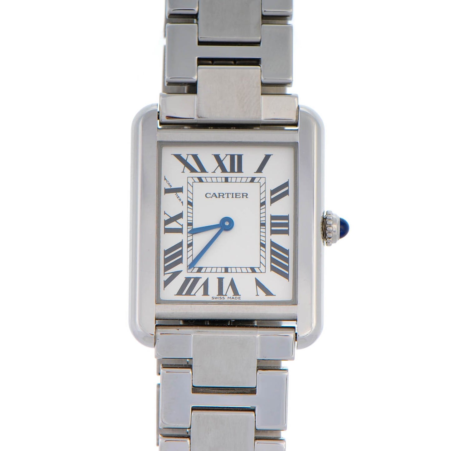 Stainless Steel 24mm Tank Solo Quartz Watch