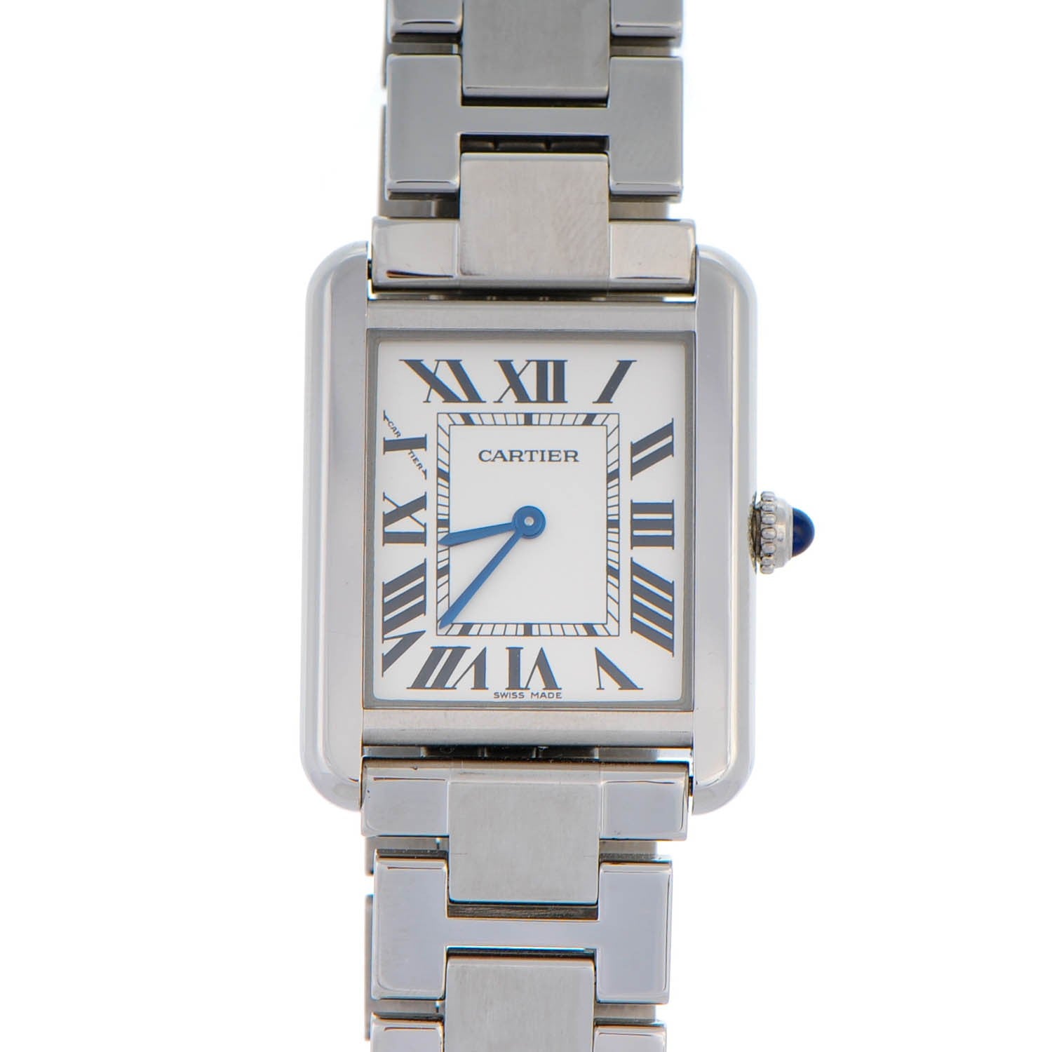 Cartier Stainless Steel 24mm Tank Solo Quartz Watch 1 of 10