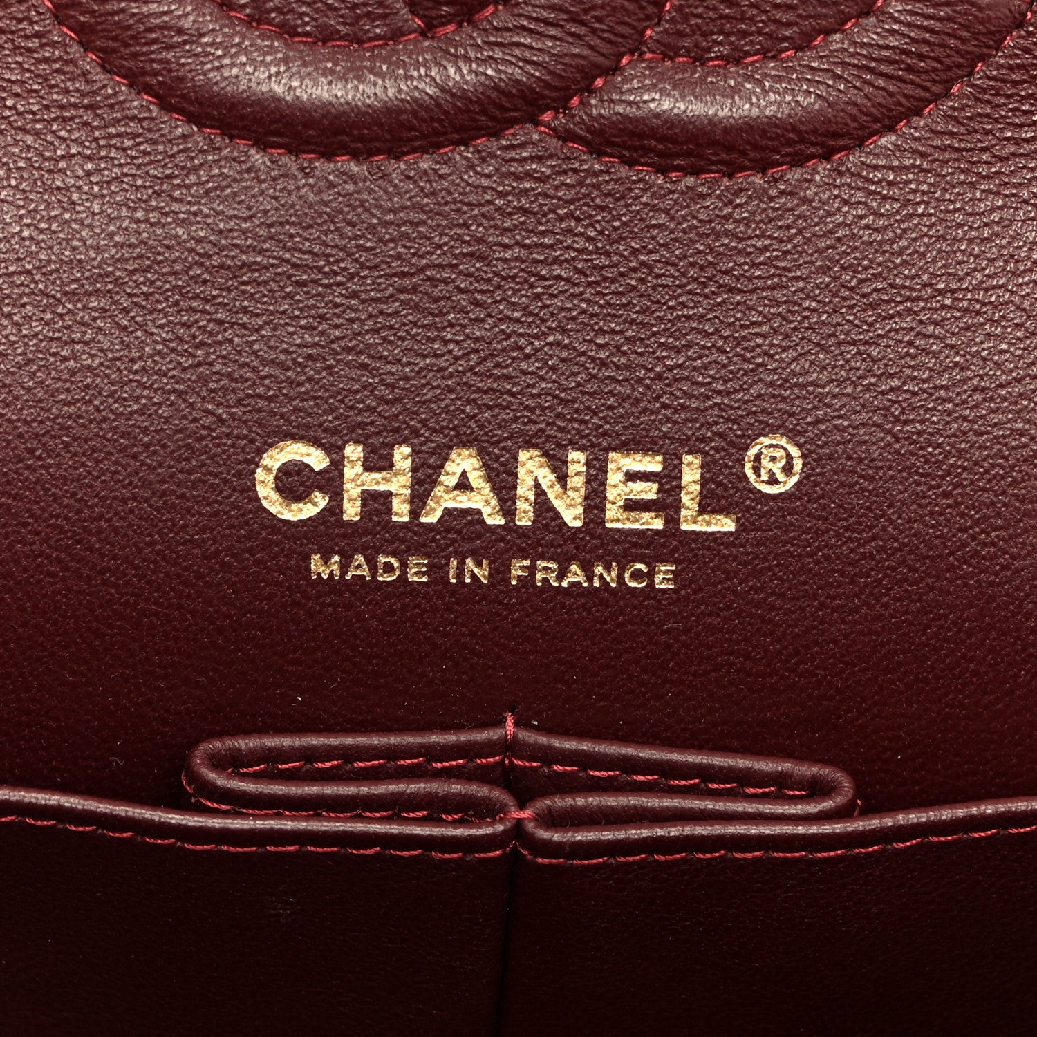 Chanel Lambskin Quilted Medium Double Flap Black 6 of 10