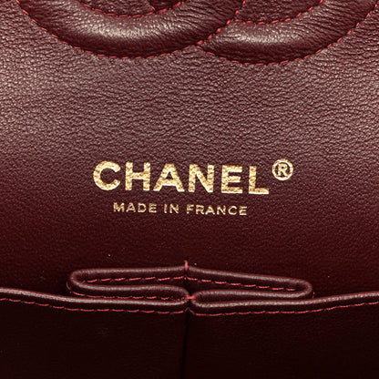 Chanel Lambskin Quilted Medium Double Flap Black 6 of 10