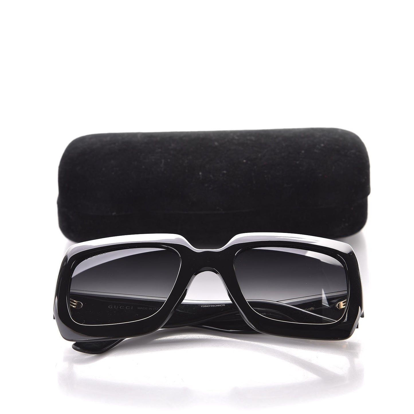 Acetate Square Frame Sunglasses GG0053S Black