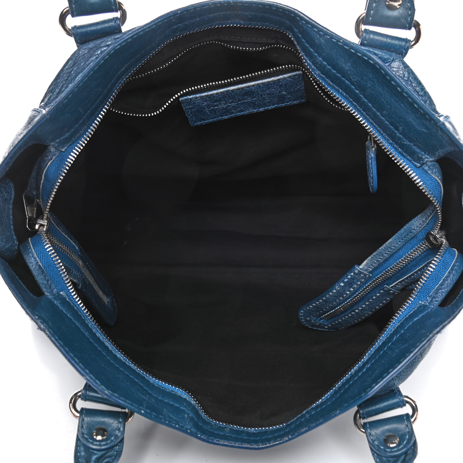 Balenciaga Agneau Giant 12 Silver Hardware City Bleu Cobalt Bleu Electric 4 of 10