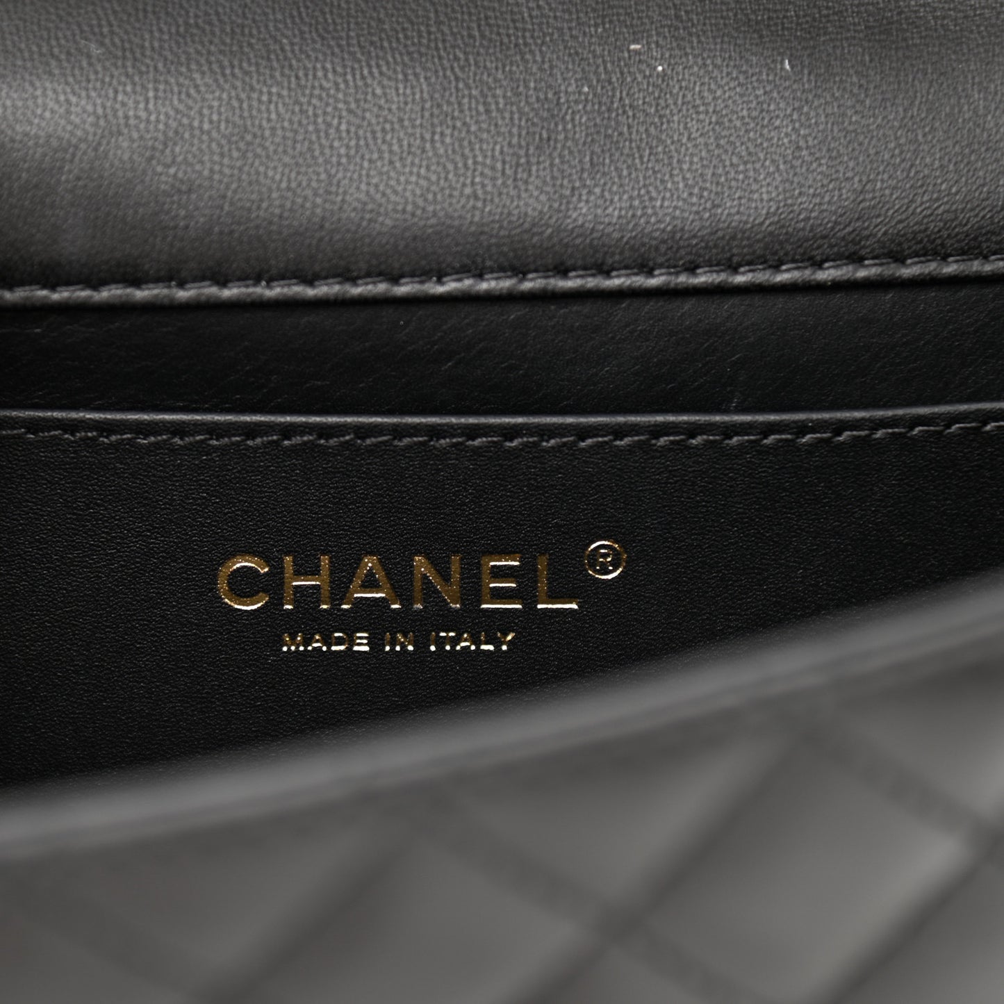 Lambskin Quilted Fantasy Pearl Flap Black