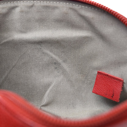 Chanel Caviar Timeless CC Cosmetic Pouch Red 7 of 12