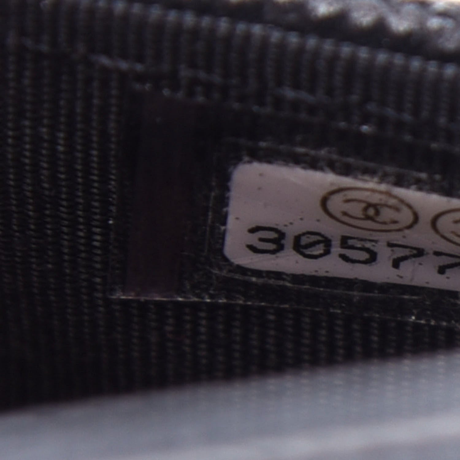 Chanel Caviar Quilted Boy Flap Card Holder Black 8 of 9