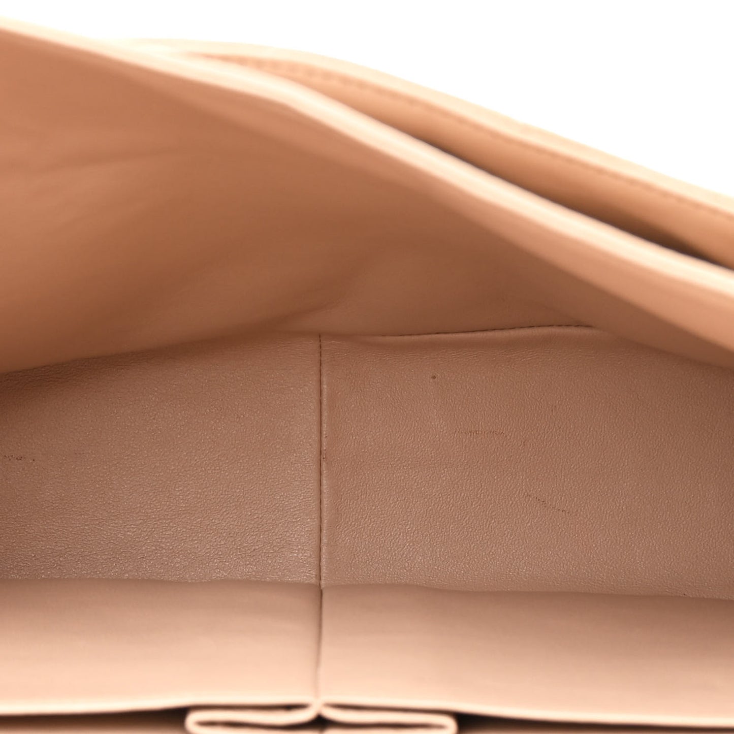 Caviar Quilted Maxi Double Flap Beige