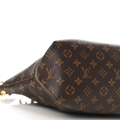 Louis Vuitton Monogram Flower Zipped Tote MM Black 9 of 10