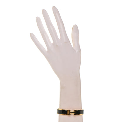Hermes Enamel Narrow Clic Clac H Bracelet PM Black 2 of 5