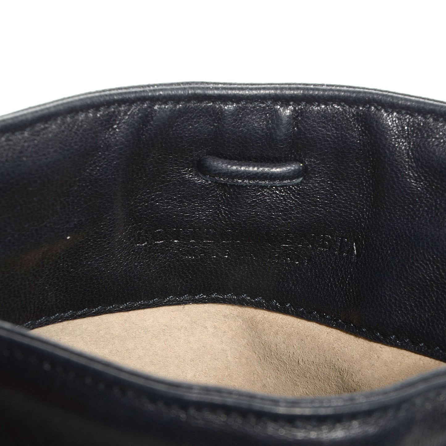Nappa Intrecciato Baby Bag Nero Black