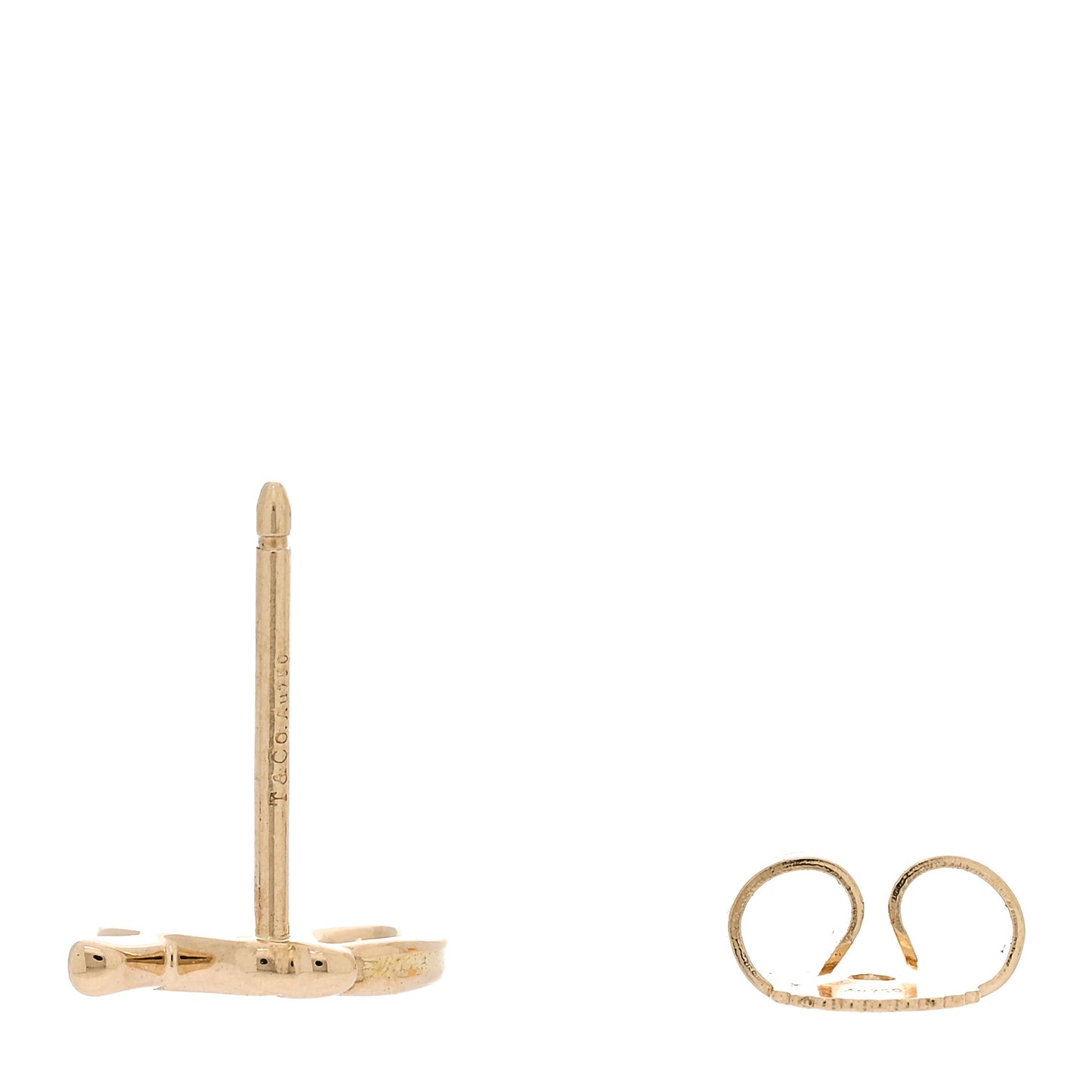 18K Yellow Gold Paloma's Graffiti Love and Kisses Single Earring