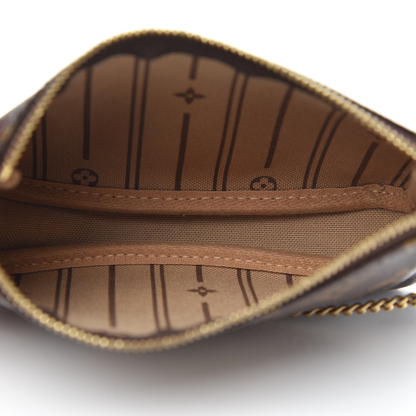 Monogram Complice Trunks and Bags Mini Pochette Accessories Beige