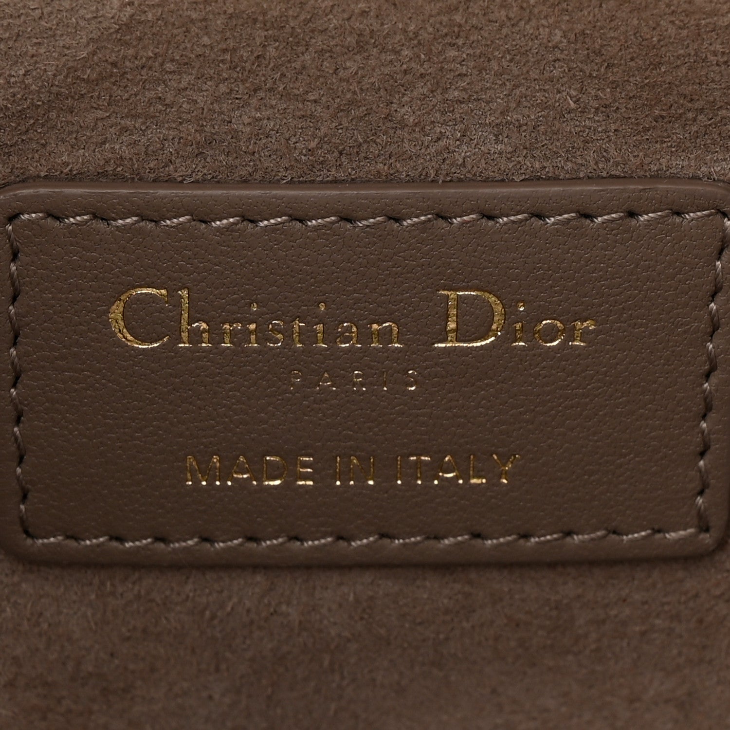 Christian Dior Lambskin Cannage Small Diortravel Vanity Case Warm Taupe 6 of 11