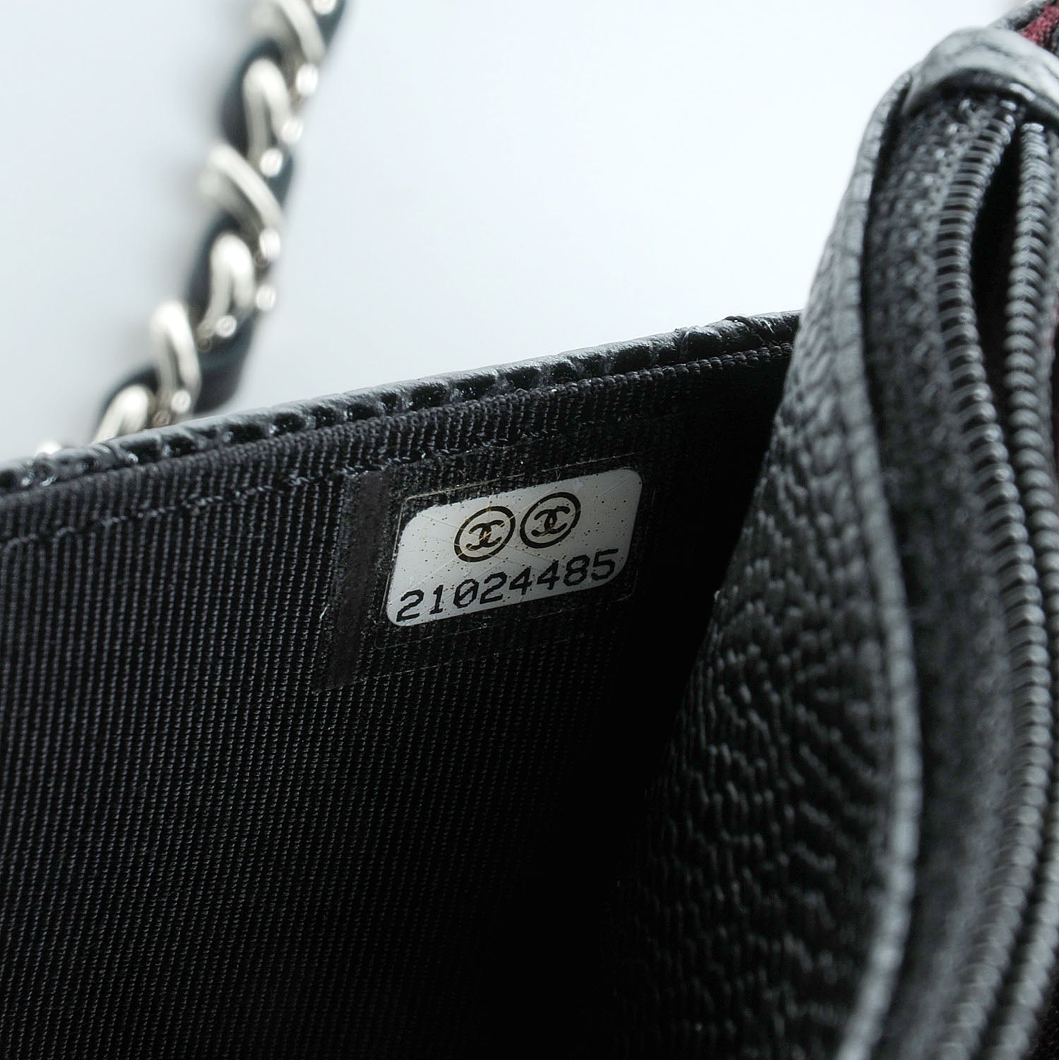 Chanel Caviar Quilted Wallet On Chain WOC Black 8 of 8