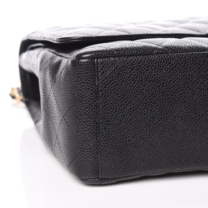 Chanel Caviar Quilted Maxi Double Flap Black 5 of 13