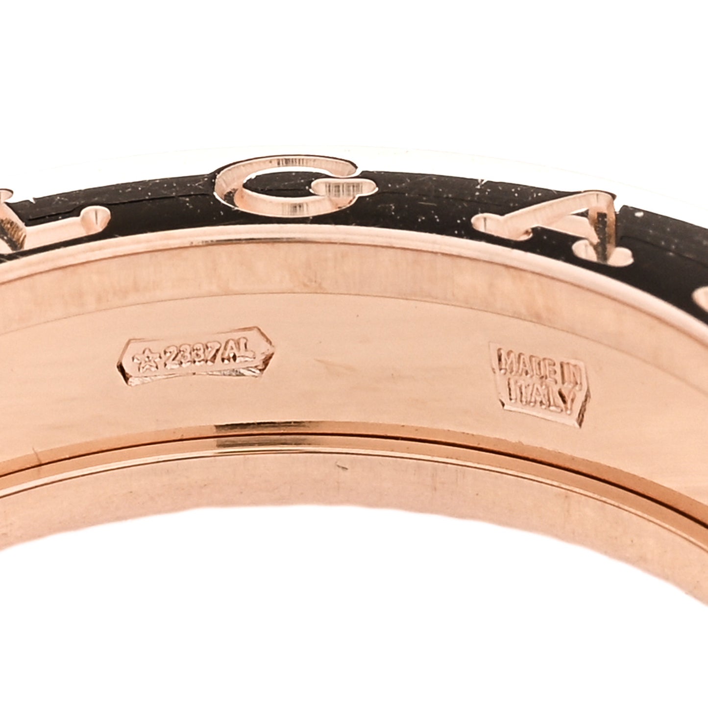 18K Rose Gold B.Zero1 One-Band Ring 49 5