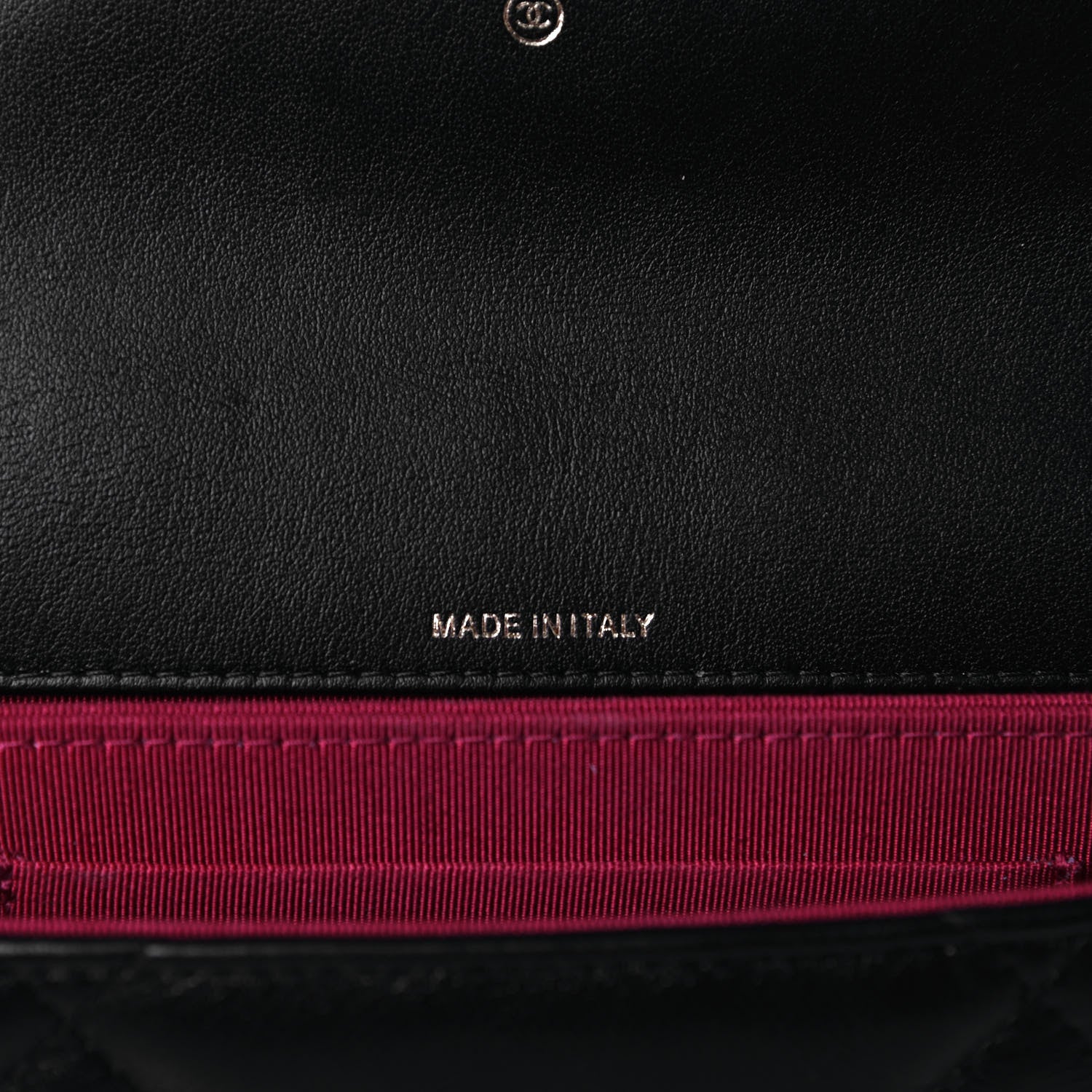 Chanel Lambskin Quilted Chanel 19 Flap Clutch Black 7 of 14