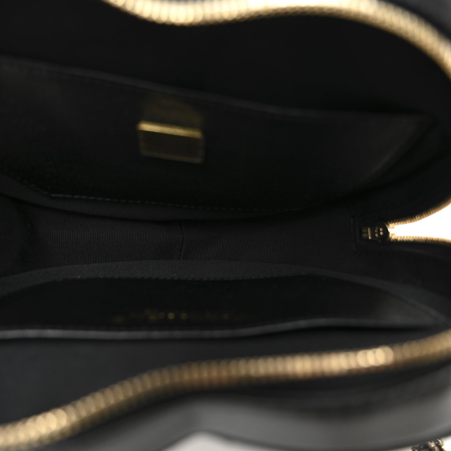 Lambskin Quilted Large CC In Love Heart Bag Black