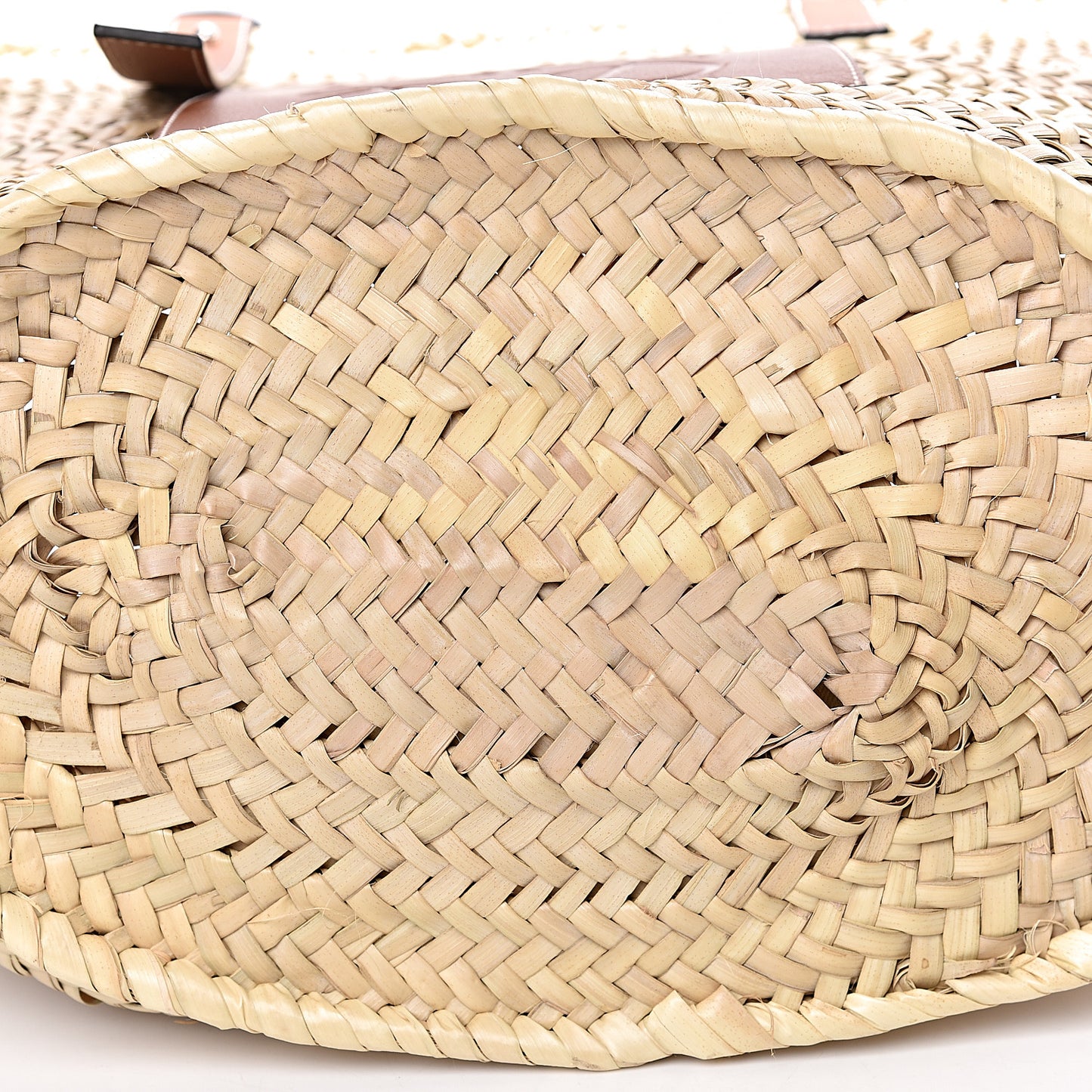 Raffia Large Basket Tote Bag Natural Tan