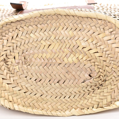 Loewe Raffia Large Basket Tote Bag Natural Tan 9 of 10