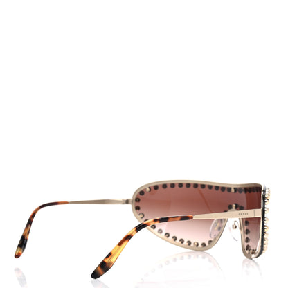 Prada Acetate Studded Sunglasses SPR 73V Tortoise 4 of 4