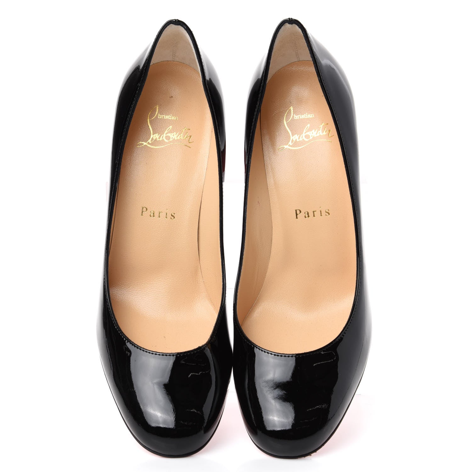 Christian Louboutin Patent Cadrilla 70 Pumps 36 Black 5 of 9