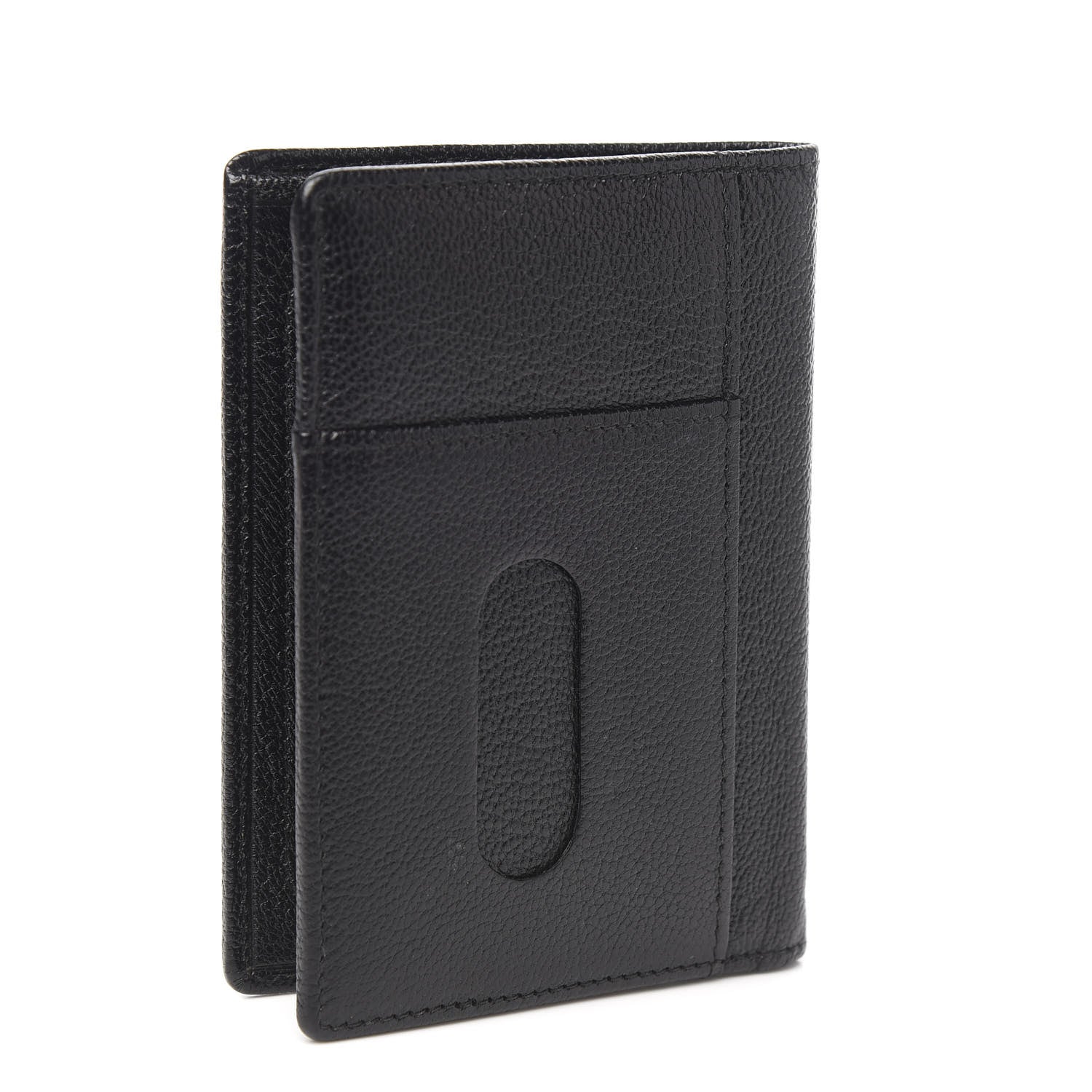 Chanel Goatskin CC Card Holder Flap Black 2 of 7
