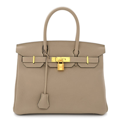 Hermes Togo Birkin 30 Gris Tourterelle 1 of 10