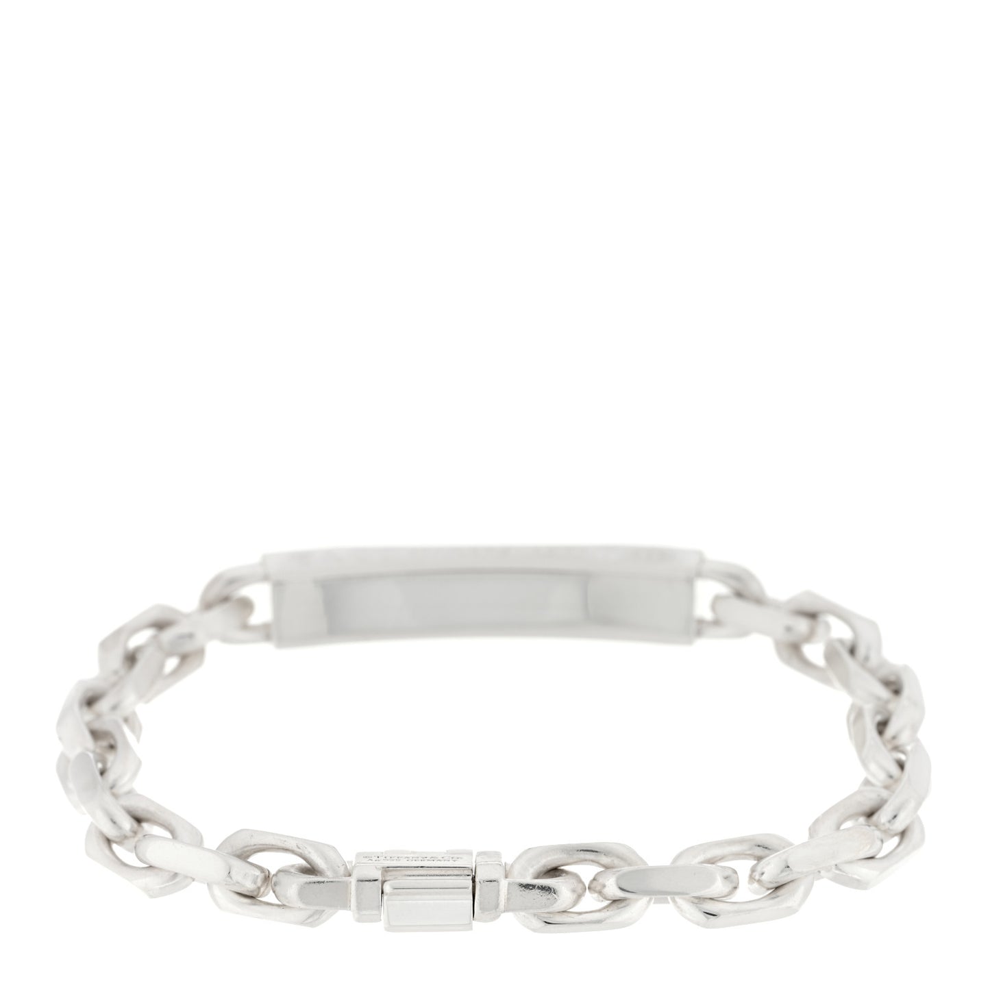 Sterling Silver 1837 Makers ID Chain Bracelet