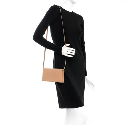 Gucci Dollar Calfskin Mini Swing Wallet Bag Camelia Mineral Blue 2 of 10
