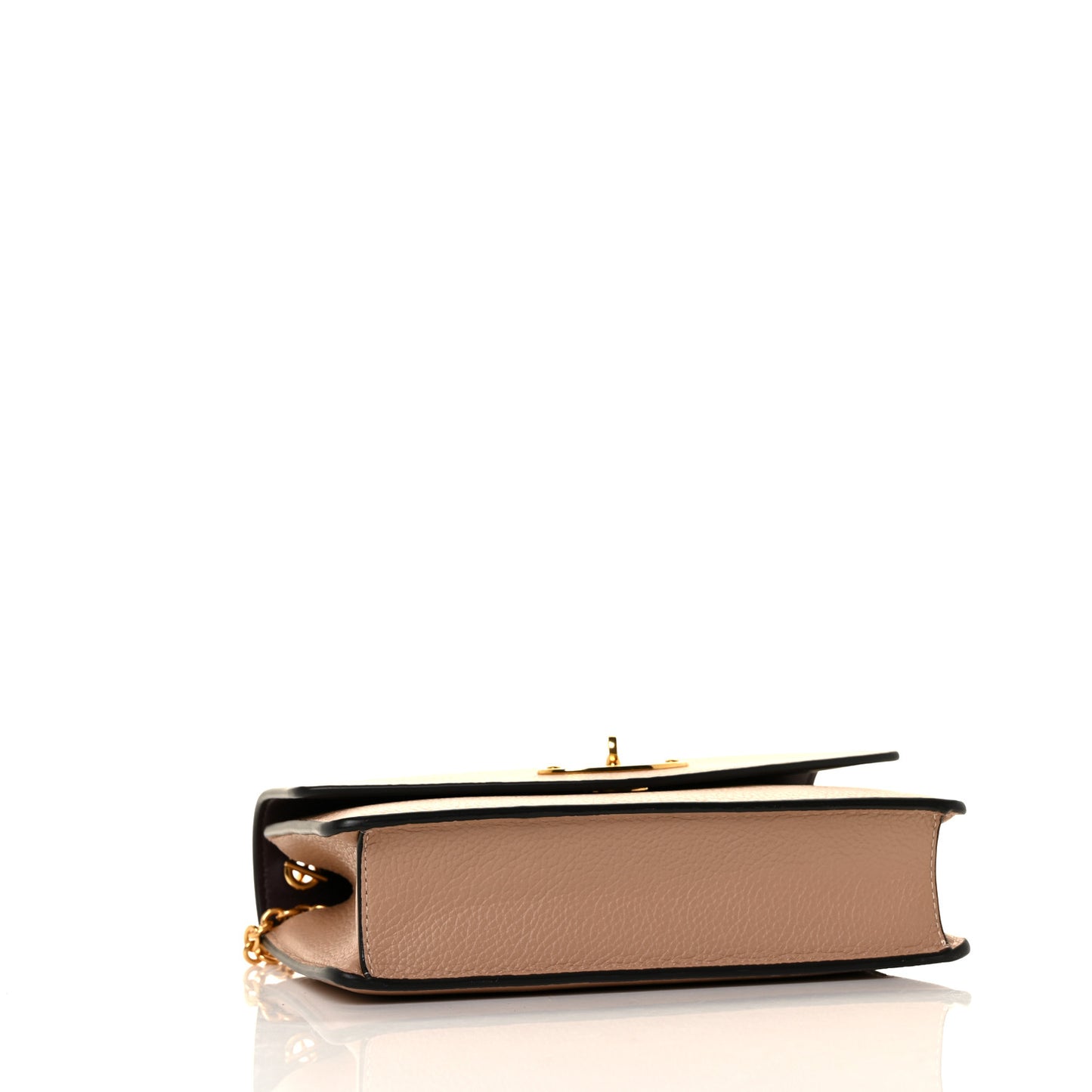 Small Classic Grain Calfskin Small Darley Rosewater