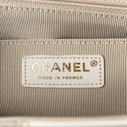 Chanel Tweed Patchwork Jumbo Single Flap White 6 of 9